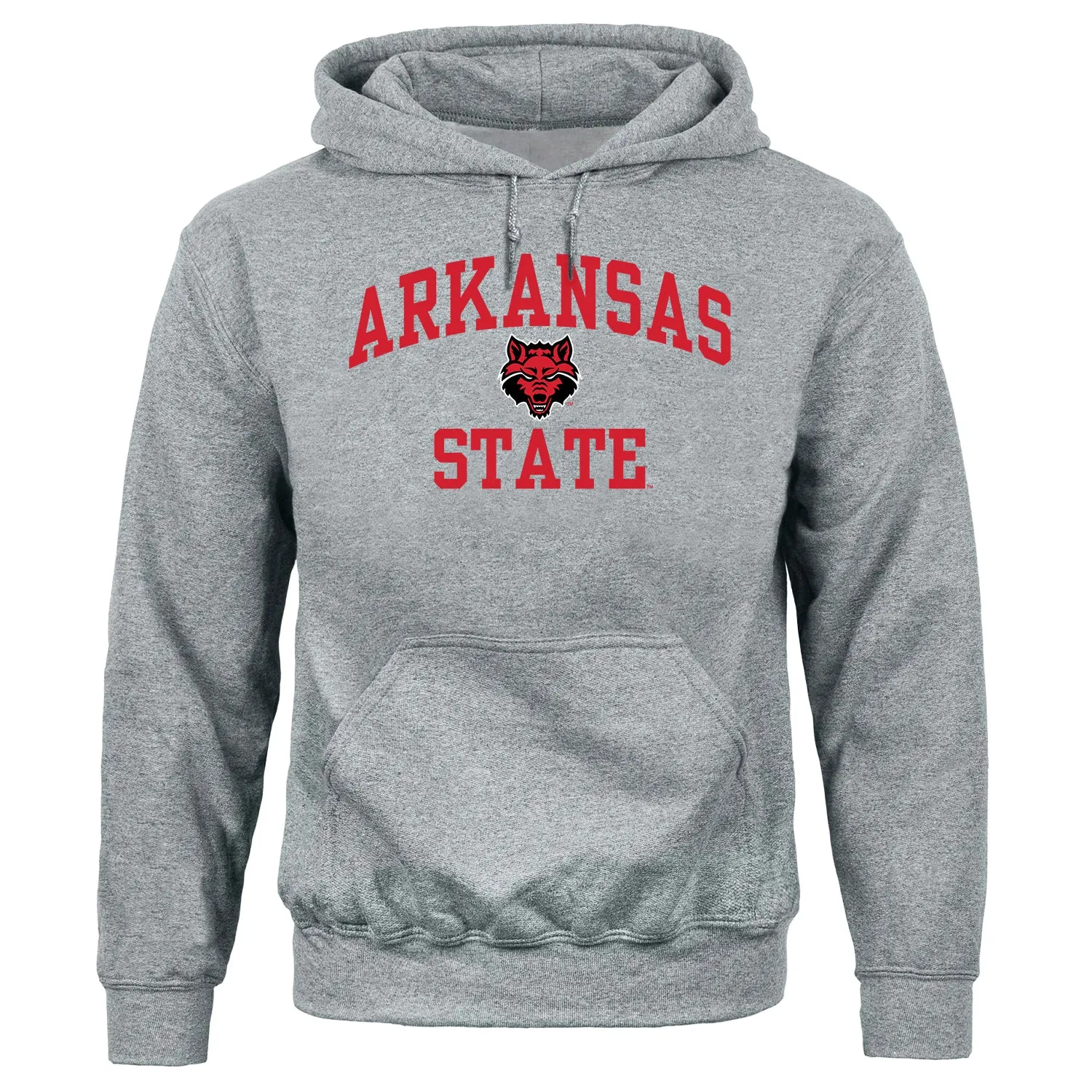 Arkansas State University Heritage Hooded Sweatshirt (Charcoal Grey) sold by Barnesmith