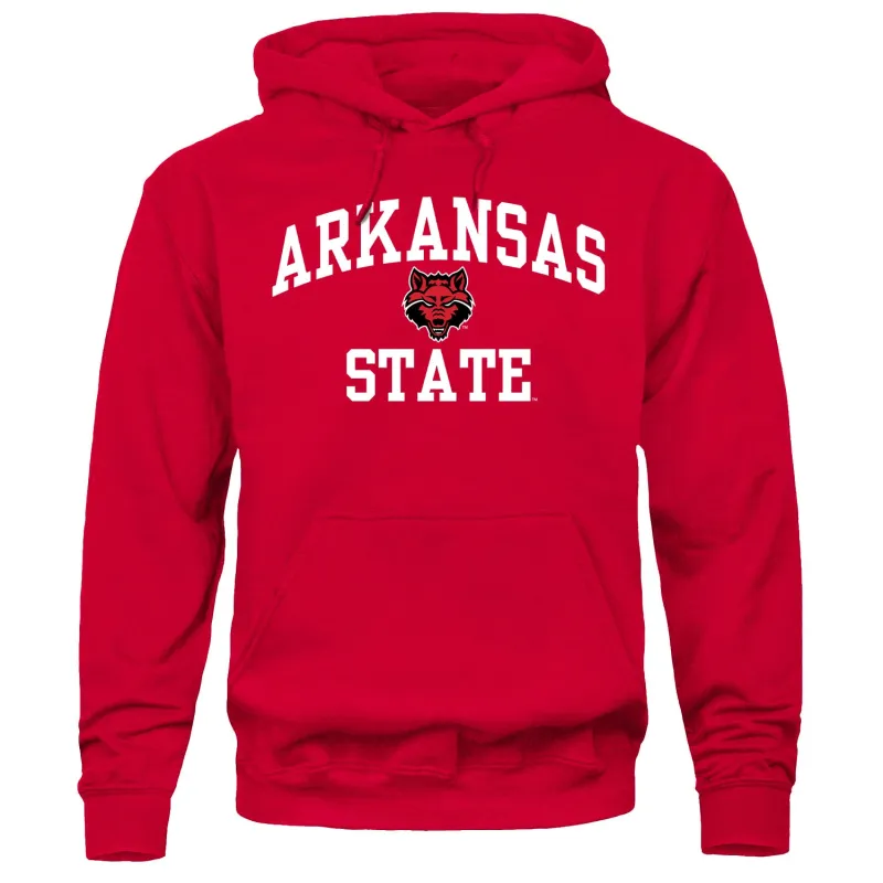 Arkansas State University Heritage Hooded Sweatshirt (Red) sold by Barnesmith