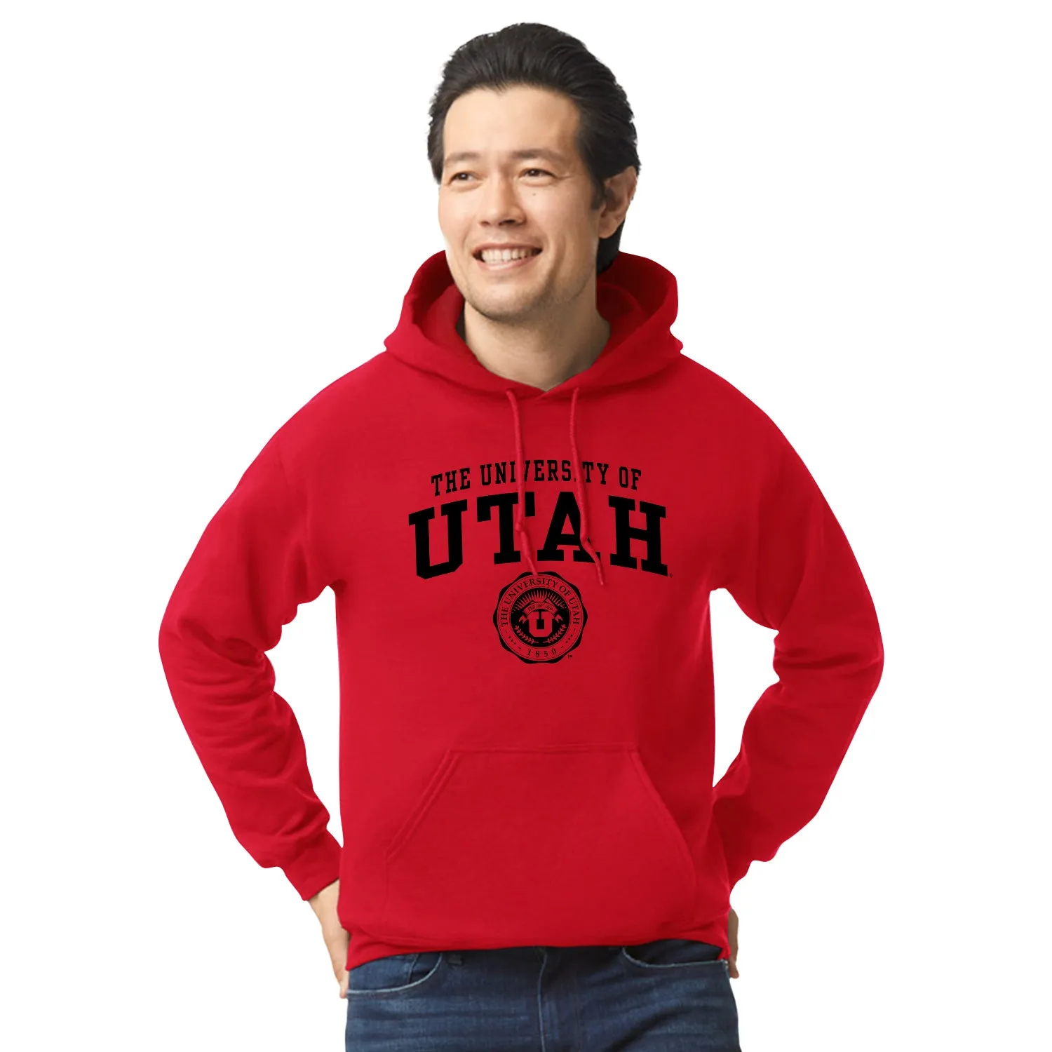 University of Utah Heritage Hooded Sweatshirt (Red) sold by Barnesmith product image thumbnail 2