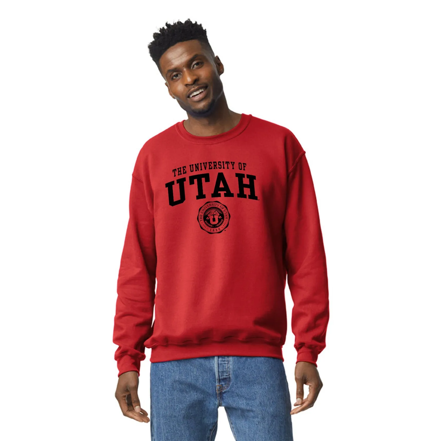 University of Utah Heritage Sweatshirt (Red) sold by Barnesmith product image thumbnail 2