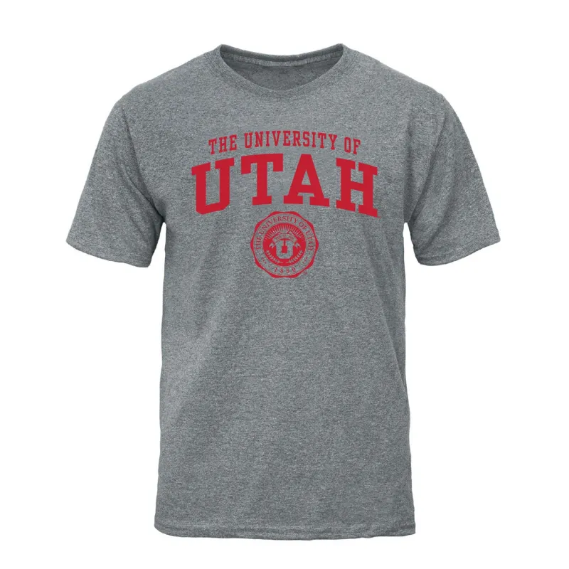 University of Utah Heritage T-Shirt (Charcoal Grey) sold by Barnesmith