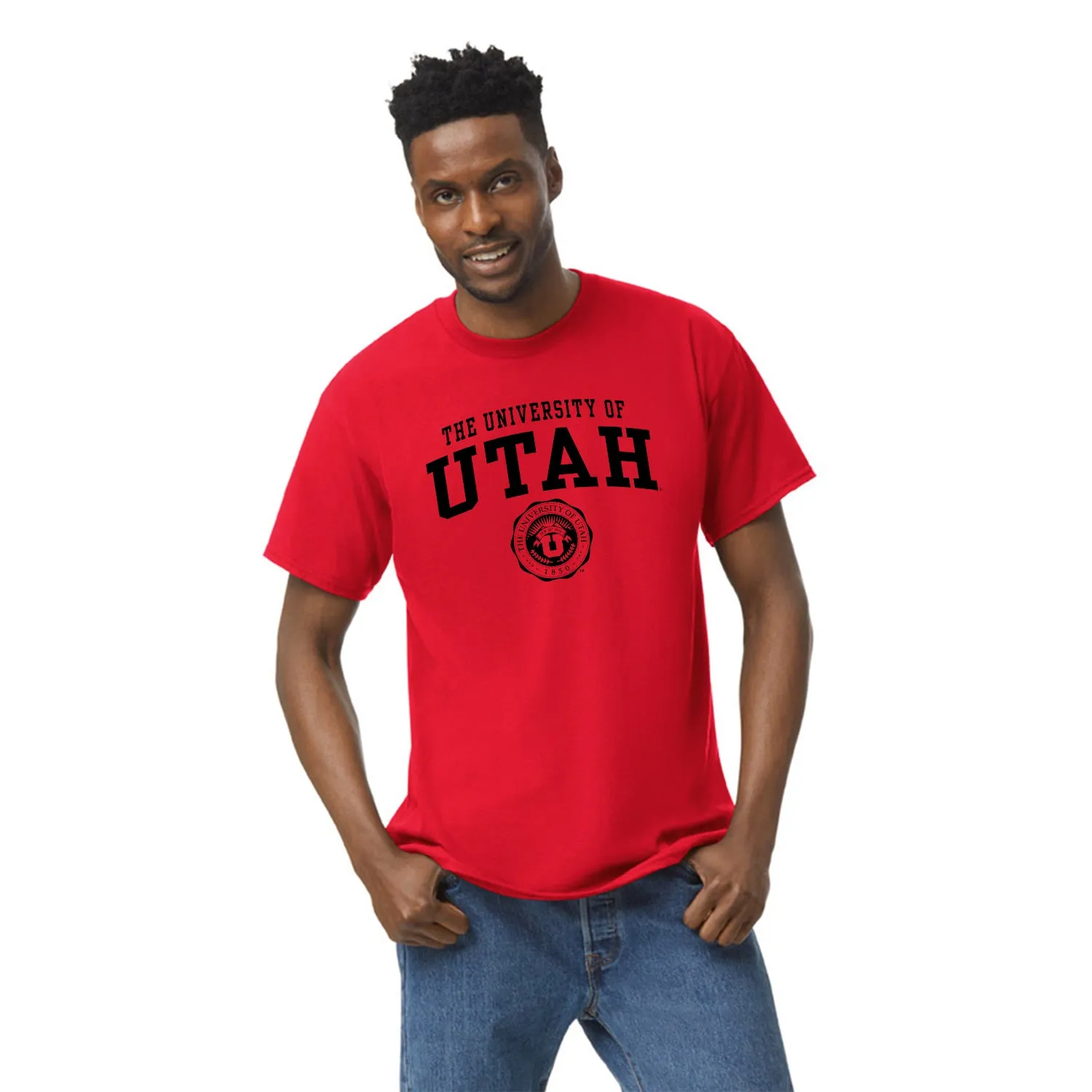 University of Utah Heritage T-Shirt (Red) sold by Barnesmith product image thumbnail 2
