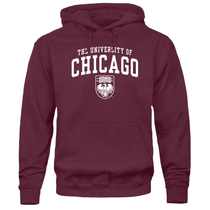University of Chicago Heritage Hooded Sweatshirt (Maroon) sold by Barnesmith
