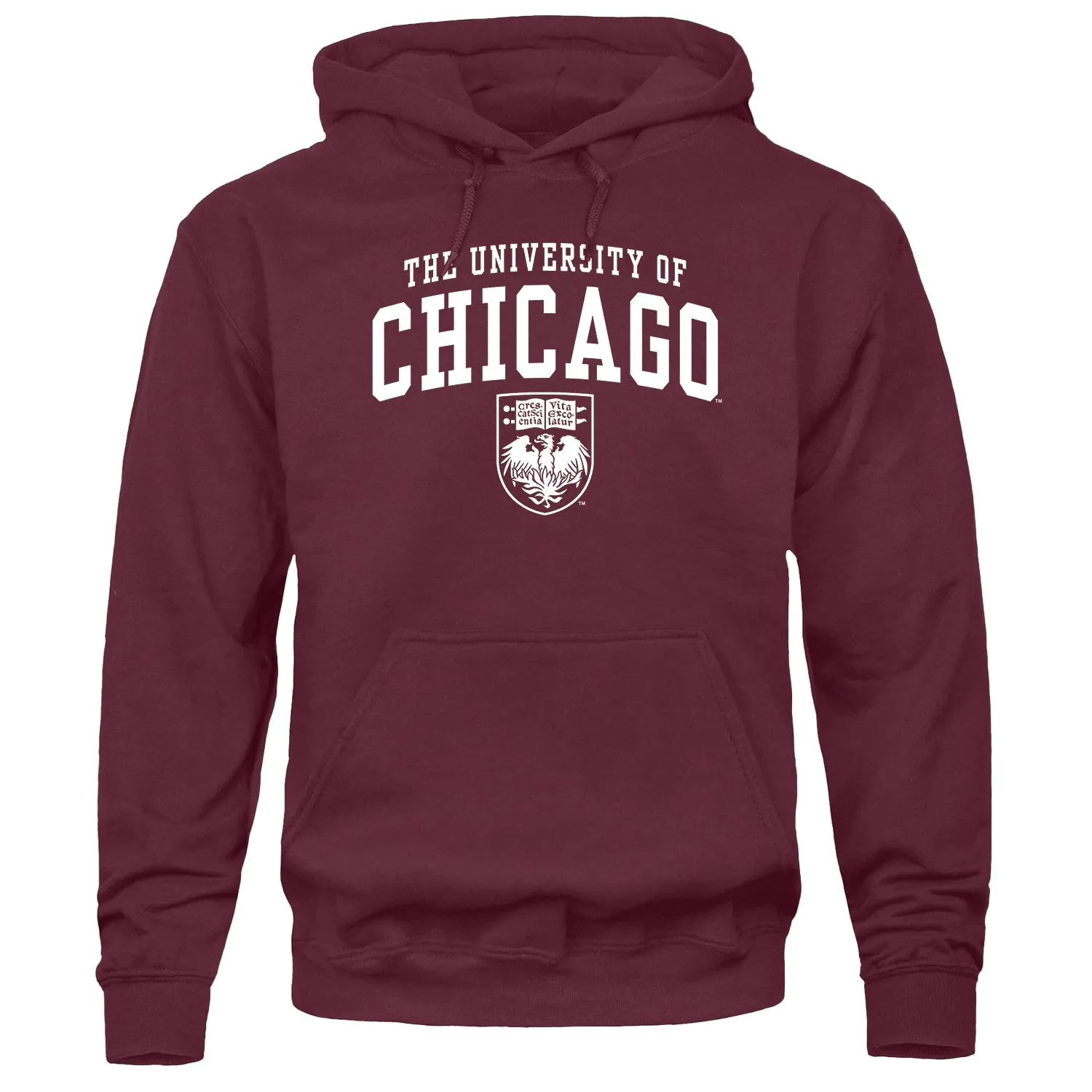 University of Chicago Heritage Hooded Sweatshirt (Maroon) sold by Barnesmith