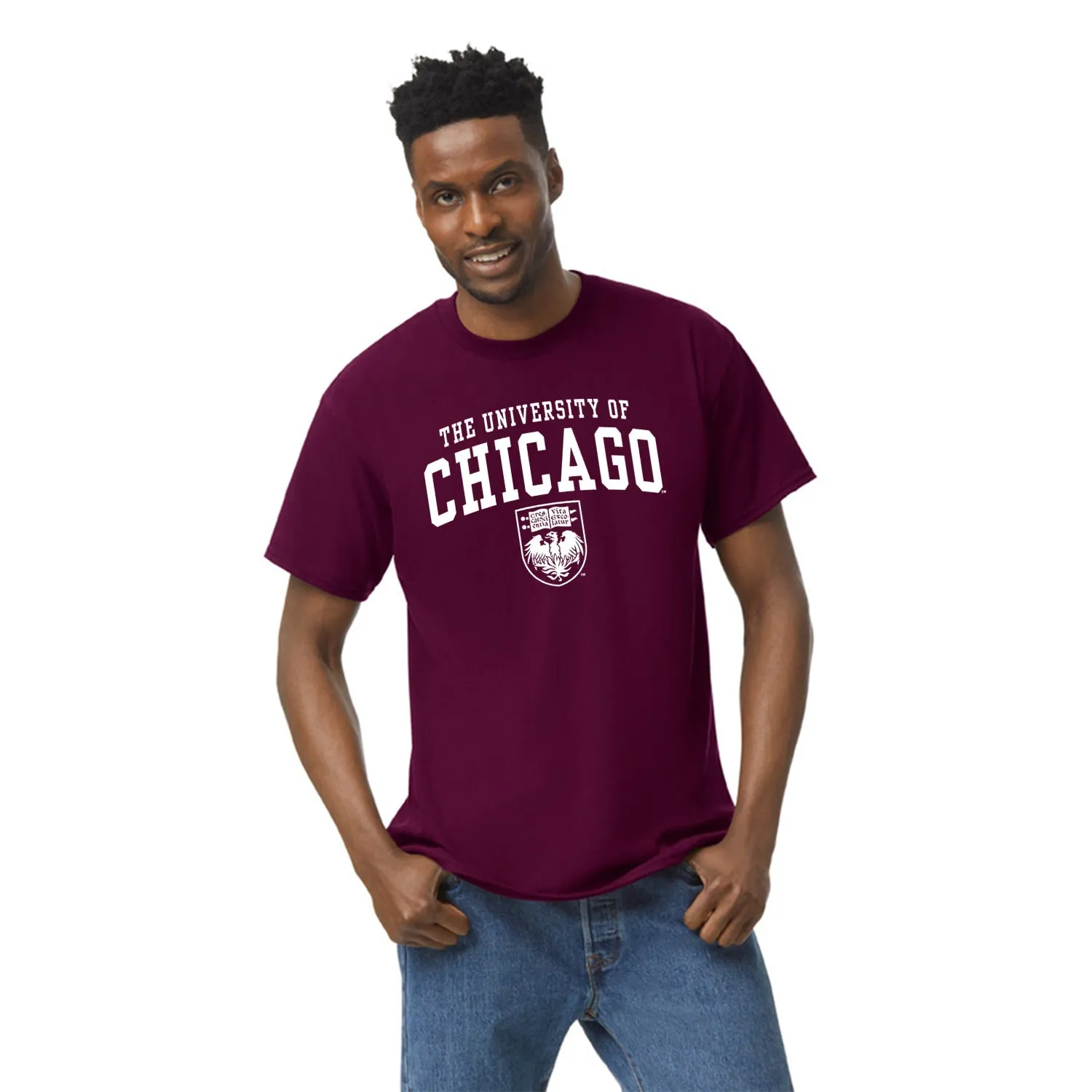 University of Chicago Heritage T-Shirt (Maroon) sold by Barnesmith product image thumbnail 2