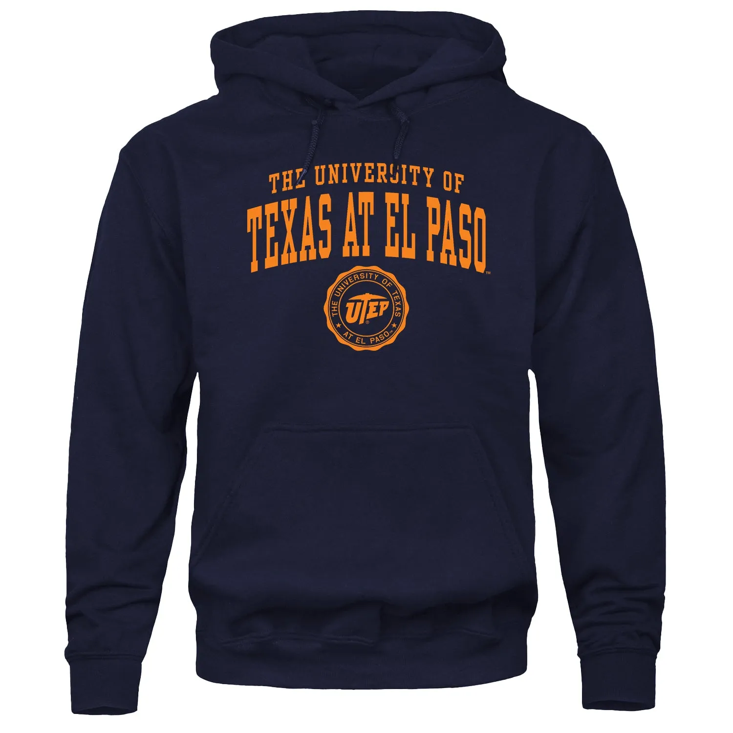 University of Texas, El Paso Heritage Hooded Sweatshirt (Navy) sold by Barnesmith