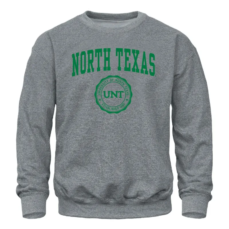 University of North Texas Heritage Sweatshirt (Charcoal Grey) sold by Barnesmith