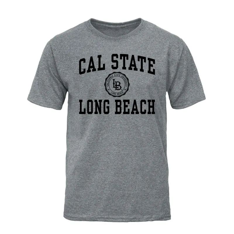 California State University, Long Beach Heritage T-Shirt (Charcoal Grey) sold by Barnesmith