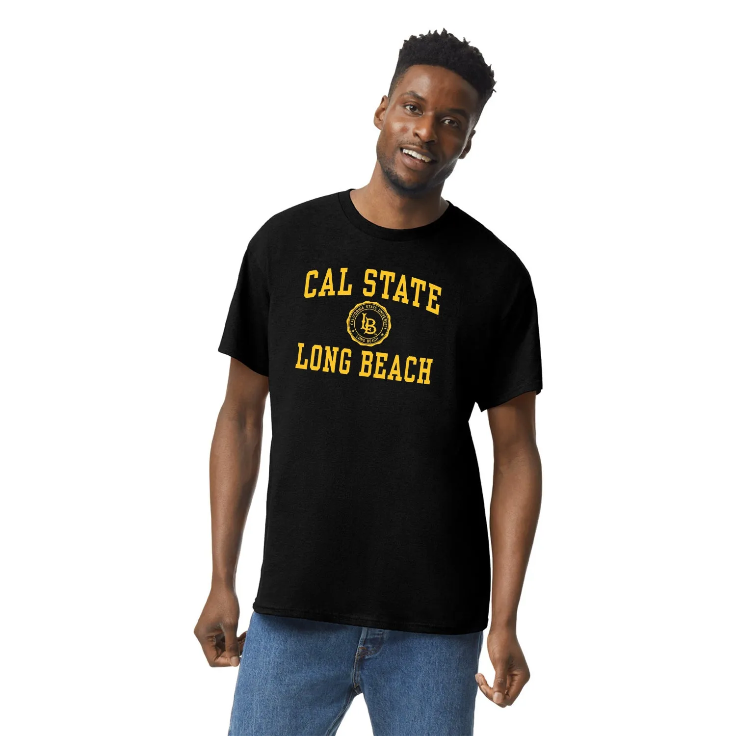 California State University, Long Beach Heritage T-Shirt (Black) sold by Barnesmith product image thumbnail 2