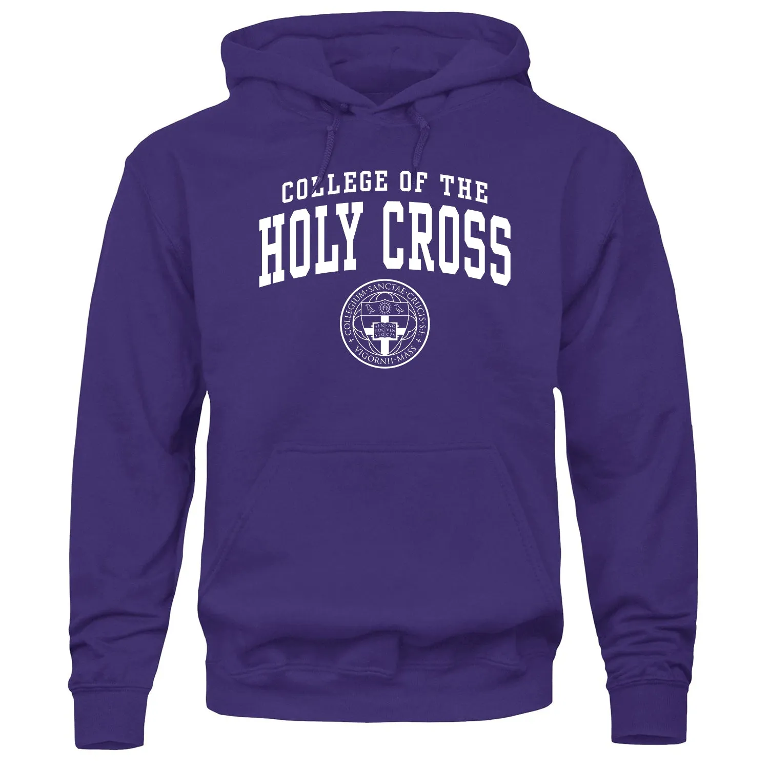 College of The Holy Cross Heritage Hooded Sweatshirt (Purple) sold by Barnesmith