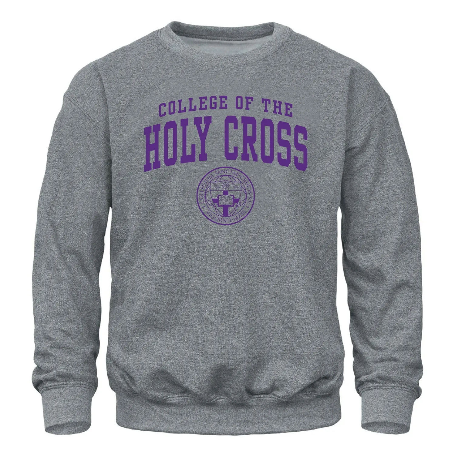 College of The Holy Cross Heritage Sweatshirt (Charcoal Grey) sold by Barnesmith