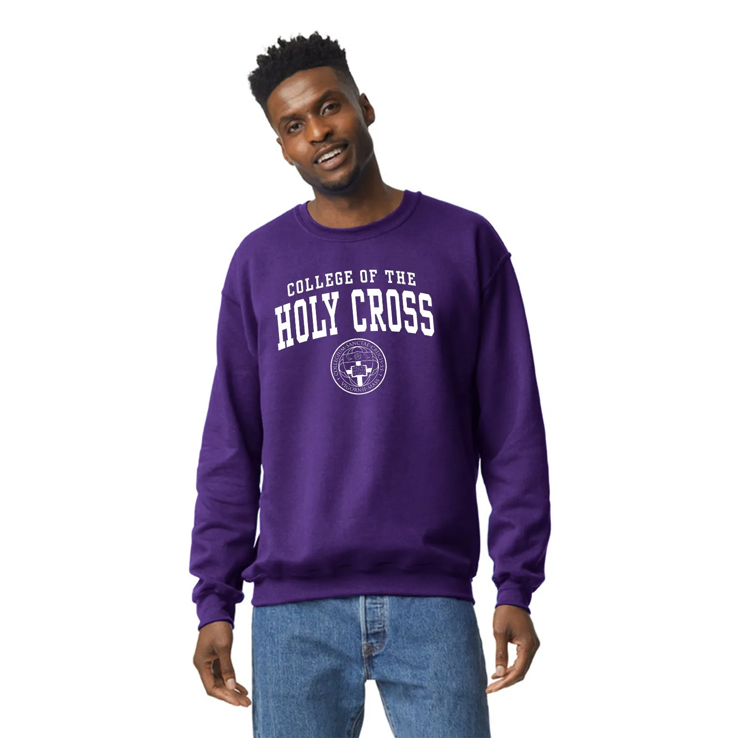 College of The Holy Cross Heritage Sweatshirt (Purple) sold by Barnesmith product image thumbnail 2