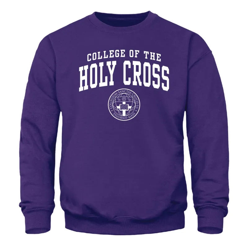 College of The Holy Cross Heritage Sweatshirt (Purple) sold by Barnesmith