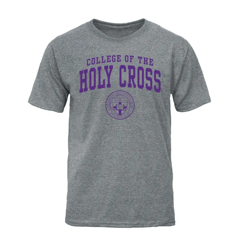 College of The Holy Cross Heritage T-Shirt (Charcoal Grey) sold by Barnesmith