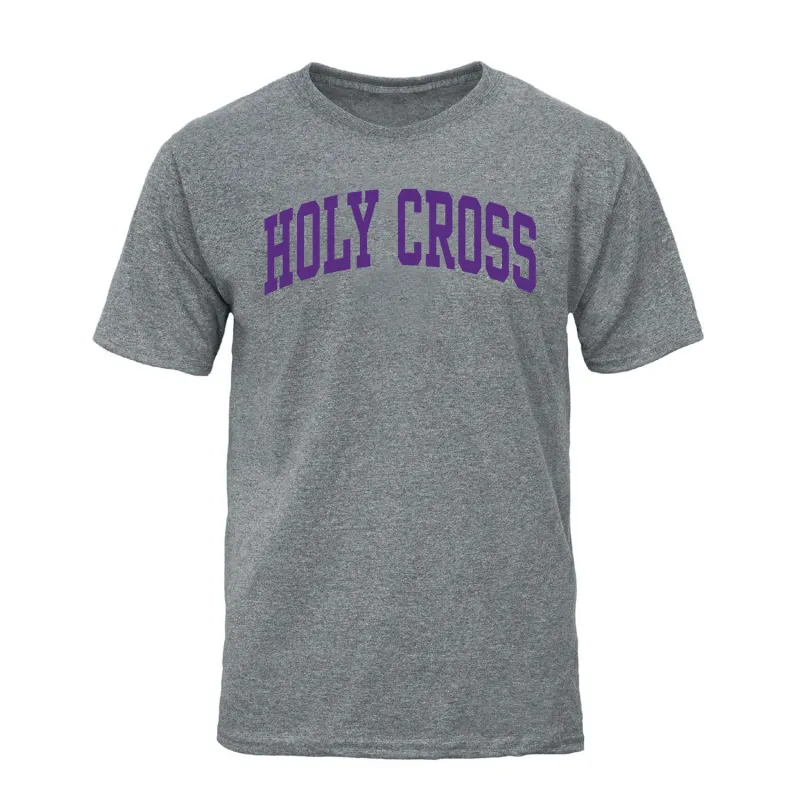 College of The Holy Cross Classic T-Shirt (Charcoal Grey) sold by Barnesmith