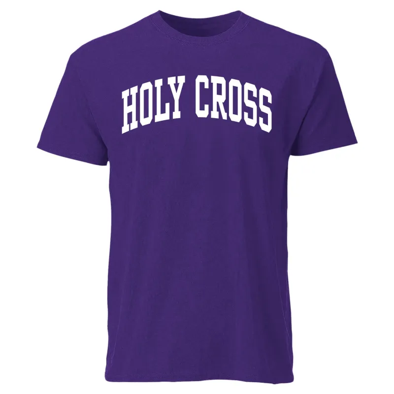 College of The Holy Cross Classic T-Shirt (Purple) sold by Barnesmith