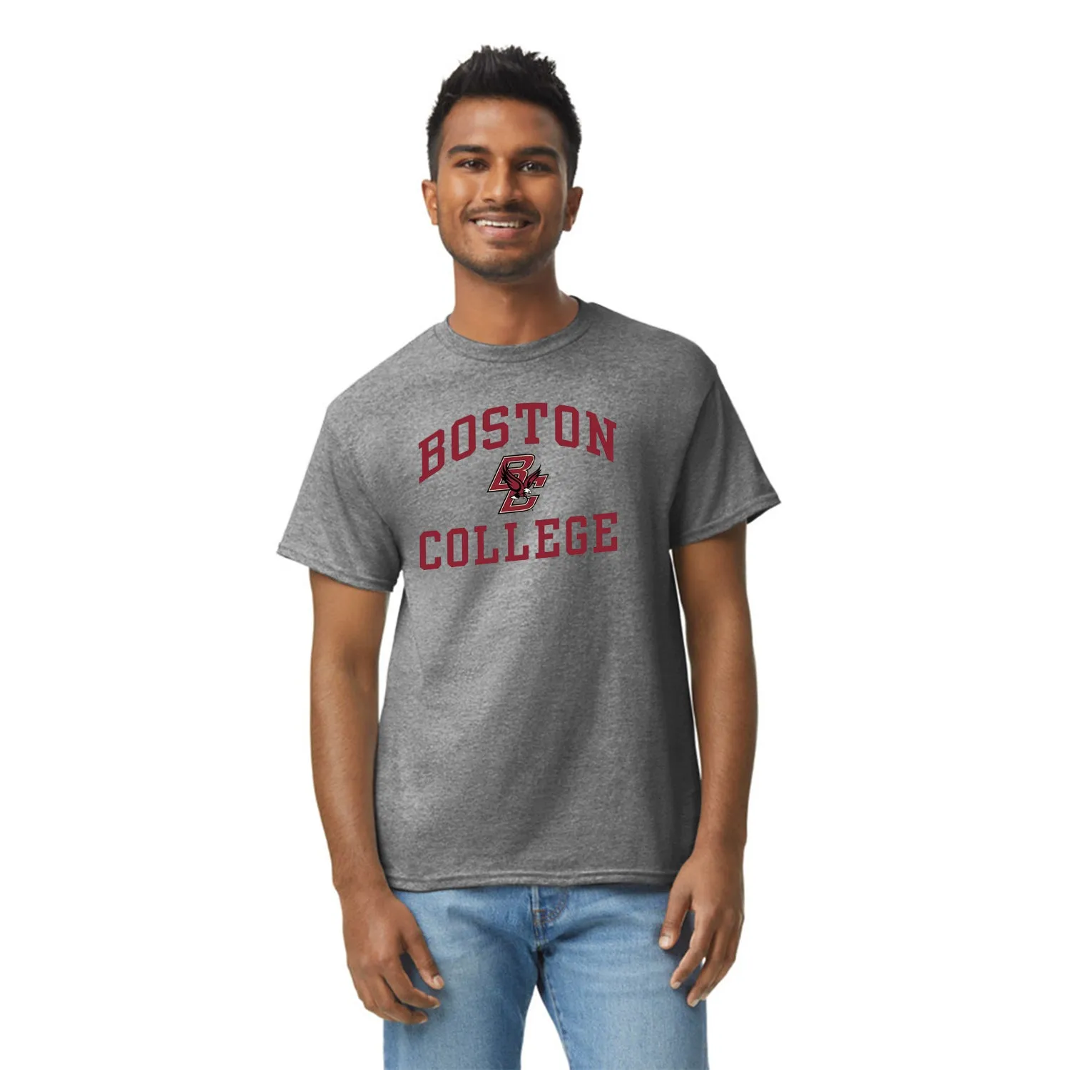 Boston College Spirit T-Shirt (Charcoal Grey) sold by Barnesmith product image thumbnail 2