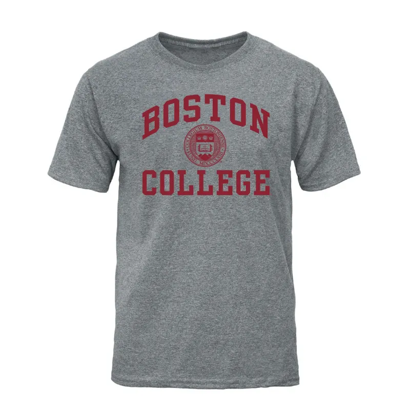 Boston College Heritage T-Shirt (Charcoal Grey) sold by Barnesmith