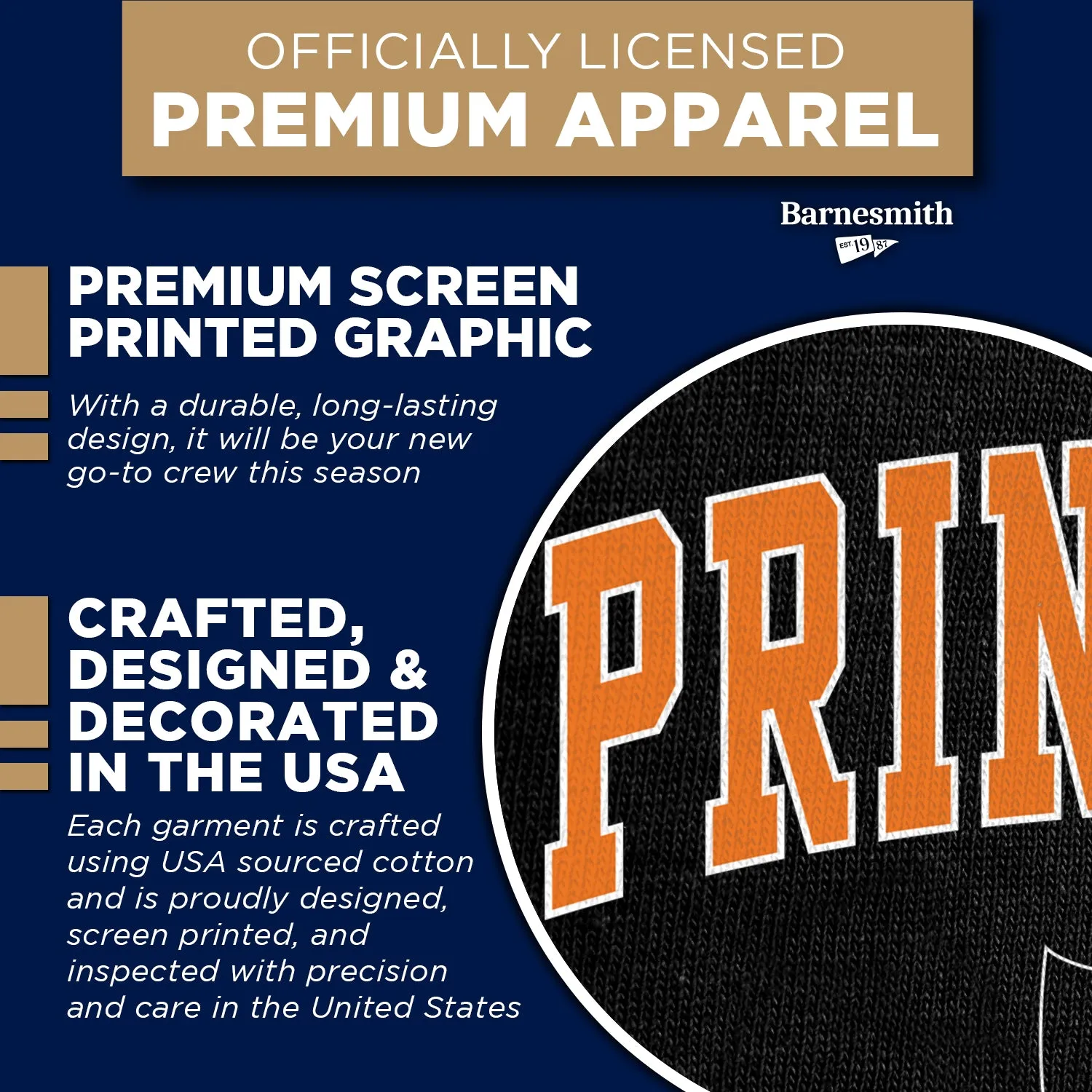 Princeton Heritage Sweatshirt II (Black) sold by Barnesmith product image thumbnail 4