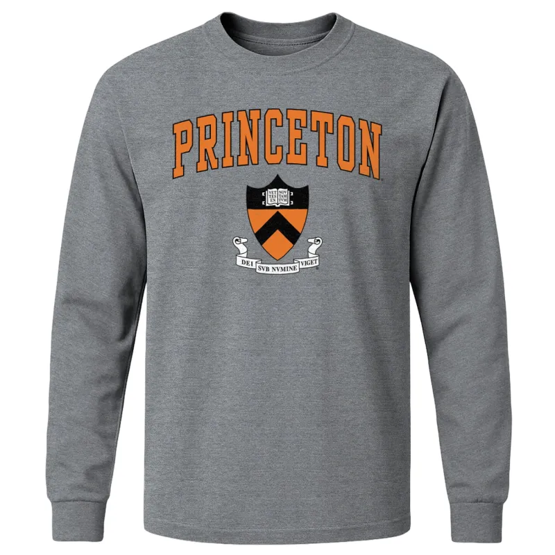 Princeton Heritage Long Sleeve T-Shirt II (Charcoal Grey) sold by Barnesmith