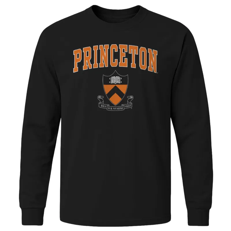 Princeton Heritage Long Sleeve T-Shirt II (Black) sold by Barnesmith