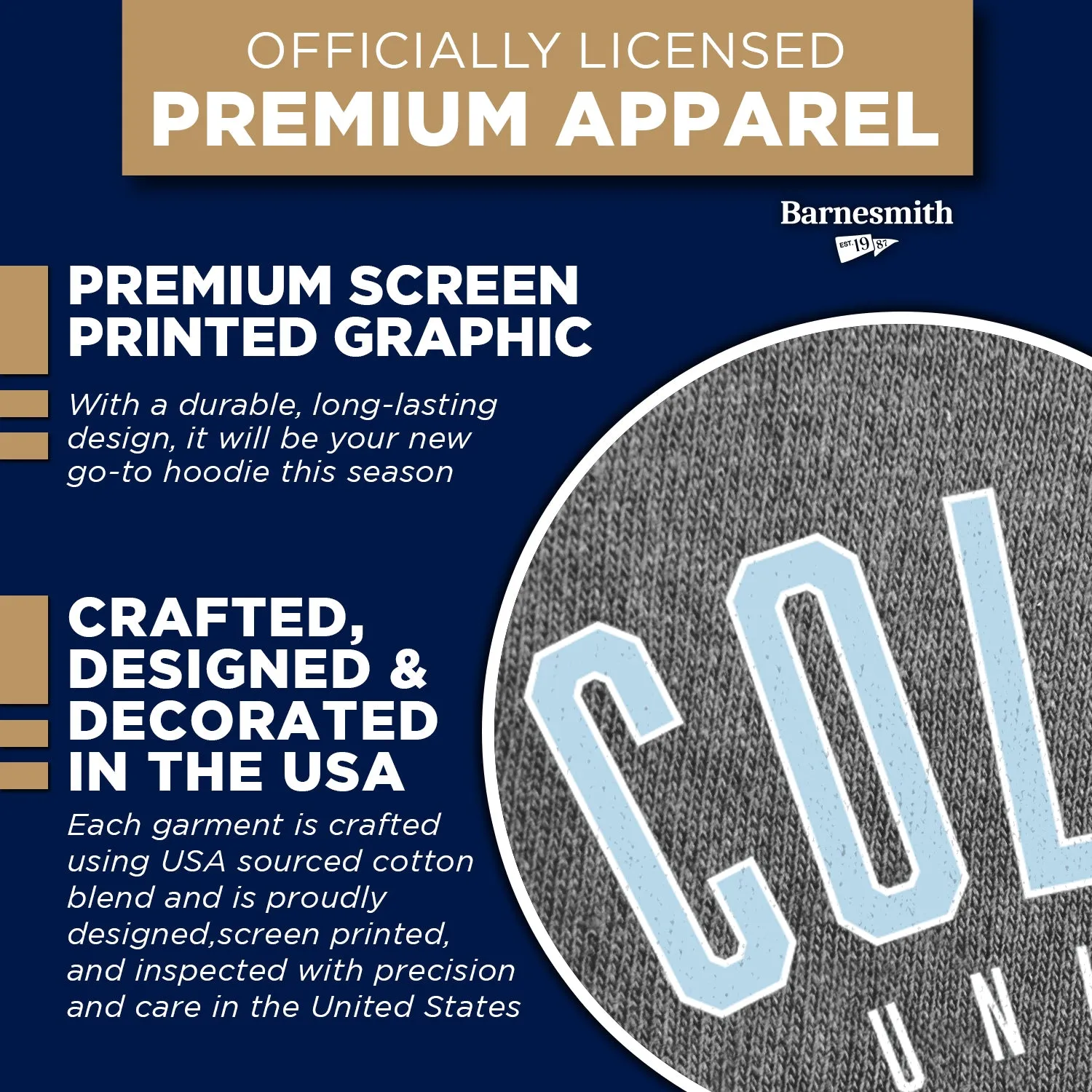 Columbia Heritage Hooded Sweatshirt II (Charcoal Grey) sold by Barnesmith product image thumbnail 4