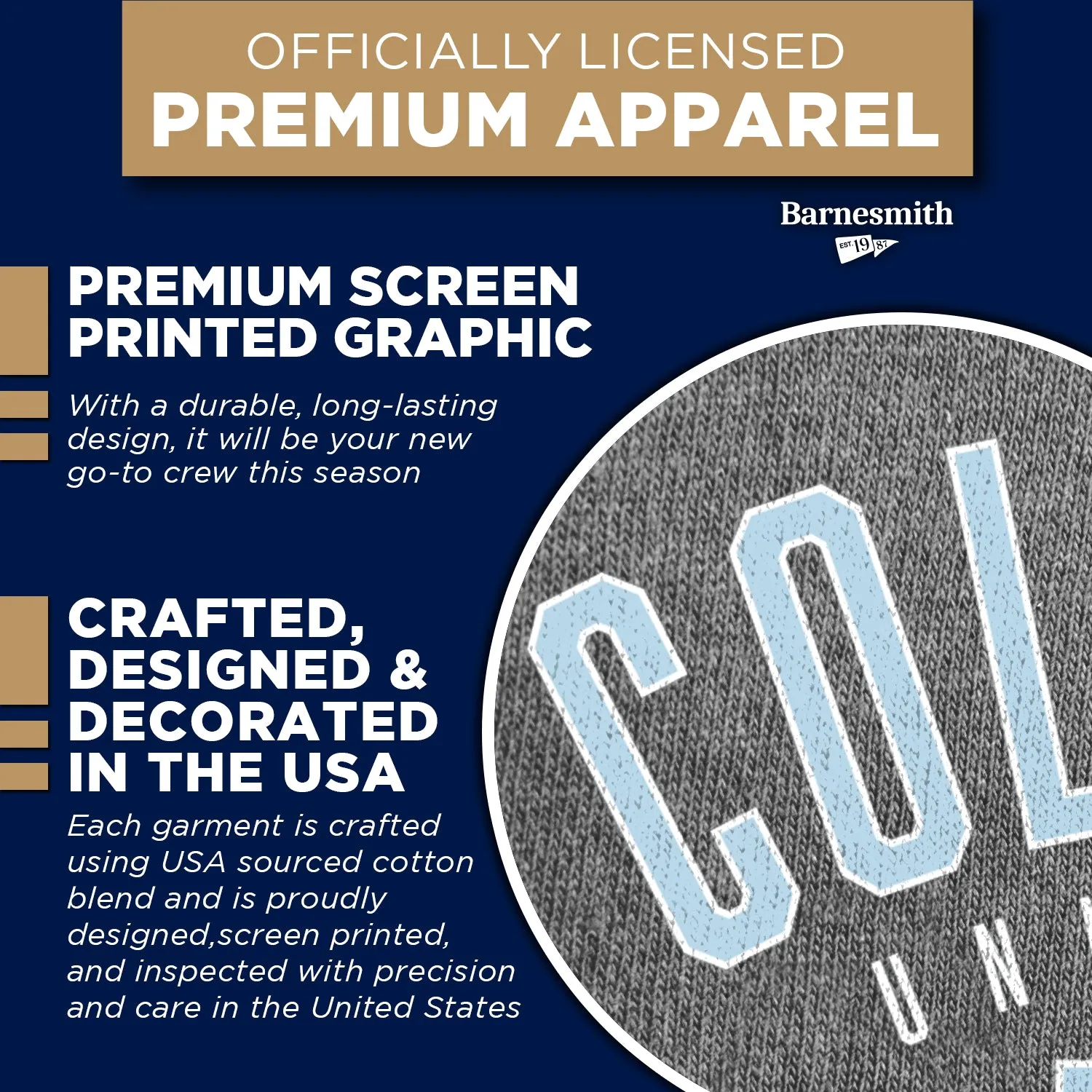 Columbia Heritage Sweatshirt II (Charcoal Grey) sold by Barnesmith product image thumbnail 4