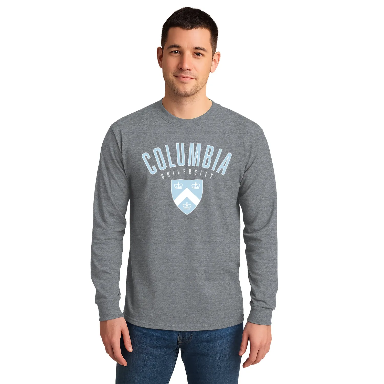 Columbia Heritage Long Sleeve T-Shirt II (Charcoal Grey) sold by Barnesmith product image thumbnail 2