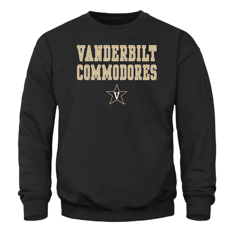 Vanderbilt University Spirit Sweatshirt (Black) sold by Barnesmith