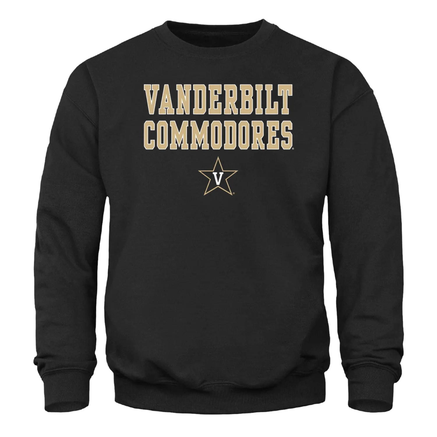 Vanderbilt University Spirit Sweatshirt (Black) sold by Barnesmith