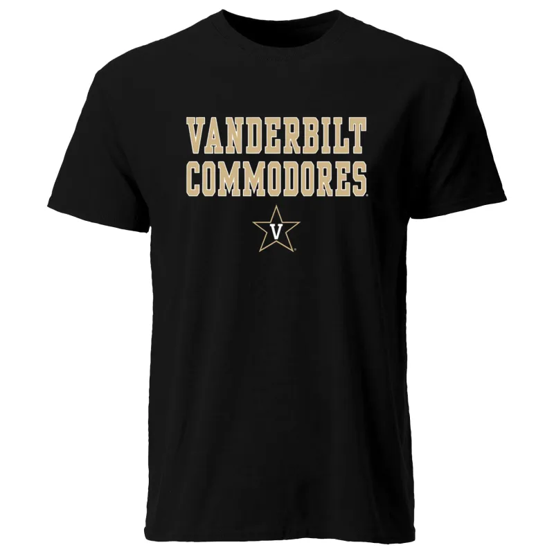 Vanderbilt University Spirit T-Shirt (Black) sold by Barnesmith