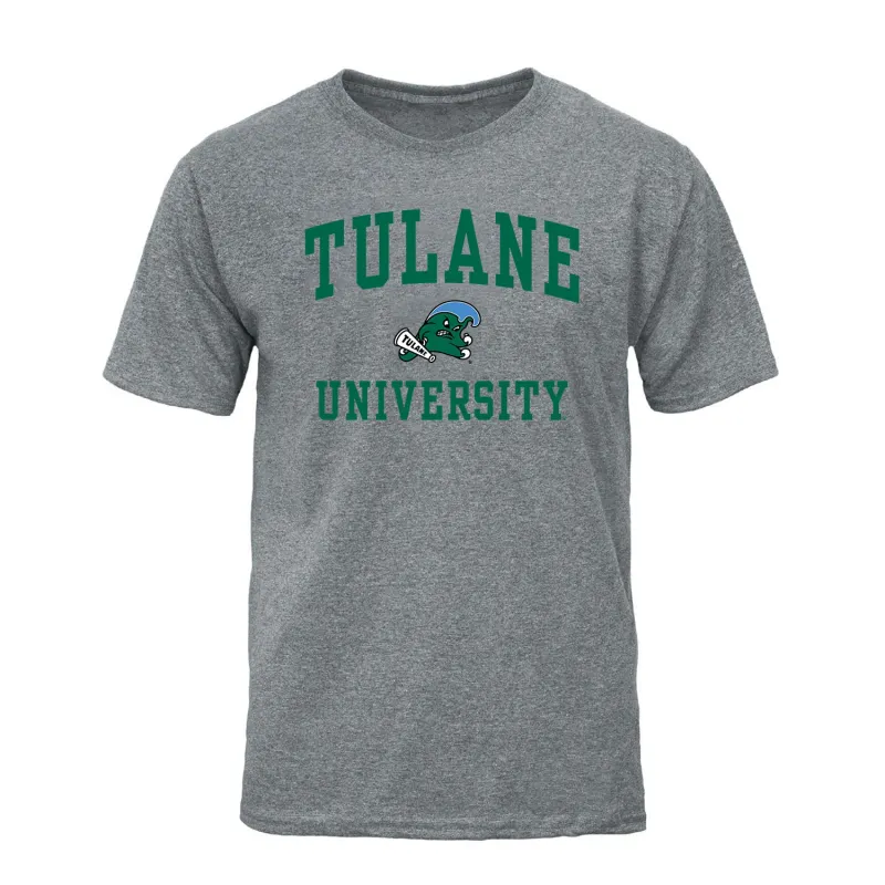 Tulane University Spirit T-Shirt (Charcoal Grey) sold by Barnesmith