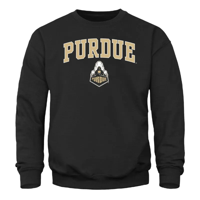 Purdue University Spirit Sweatshirt (Black) sold by Barnesmith
