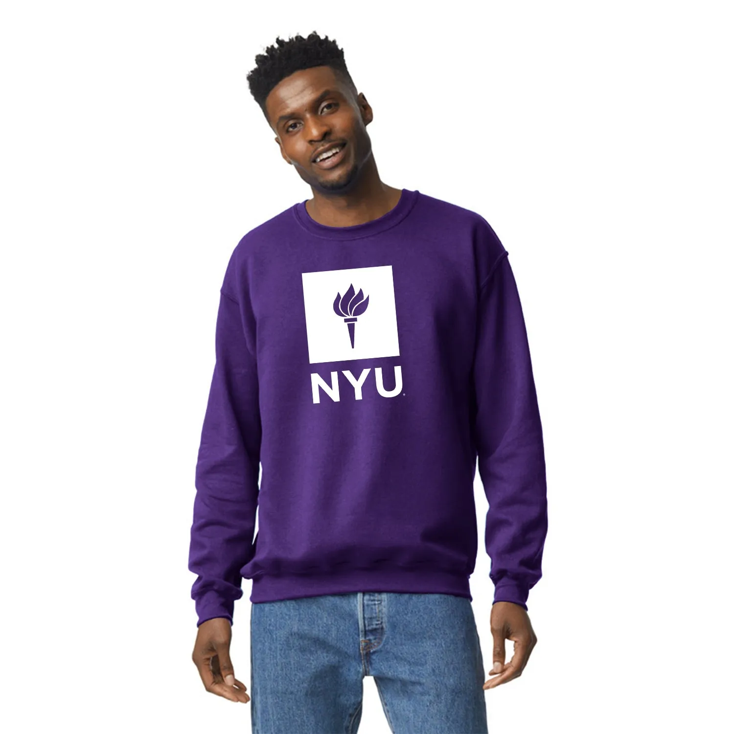 New York University Spirit Sweatshirt (Violet) sold by Barnesmith product image thumbnail 2