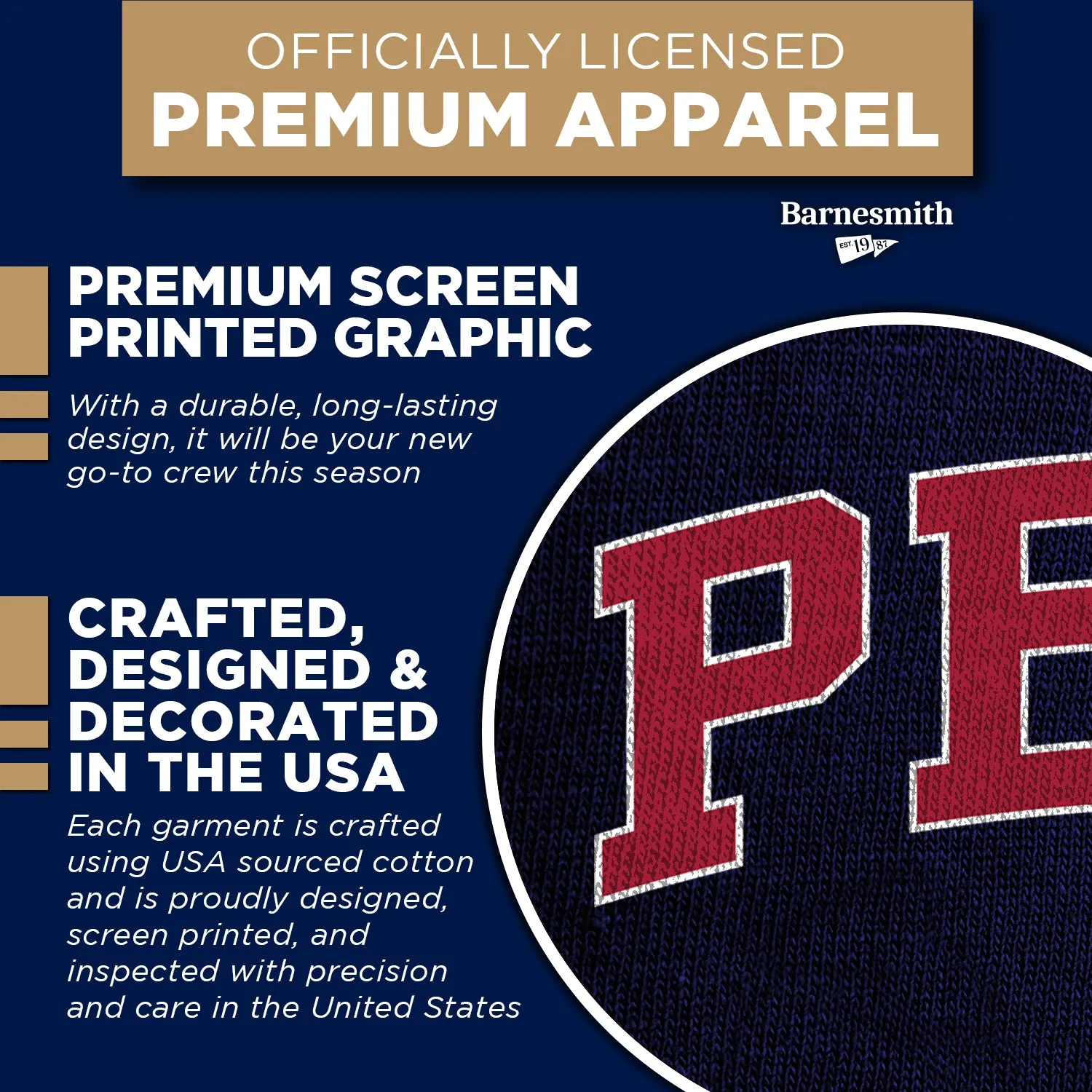 Penn Spirit Sweatshirt (Navy) sold by Barnesmith product image thumbnail 4