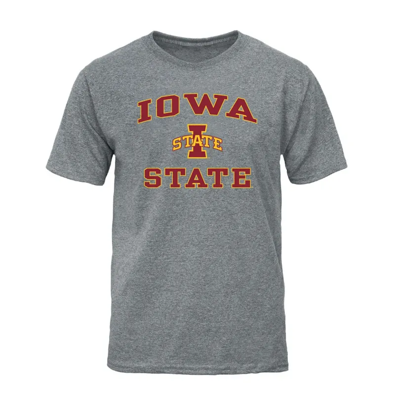 Iowa State University Spirit T-Shirt (Charcoal Grey) sold by Barnesmith