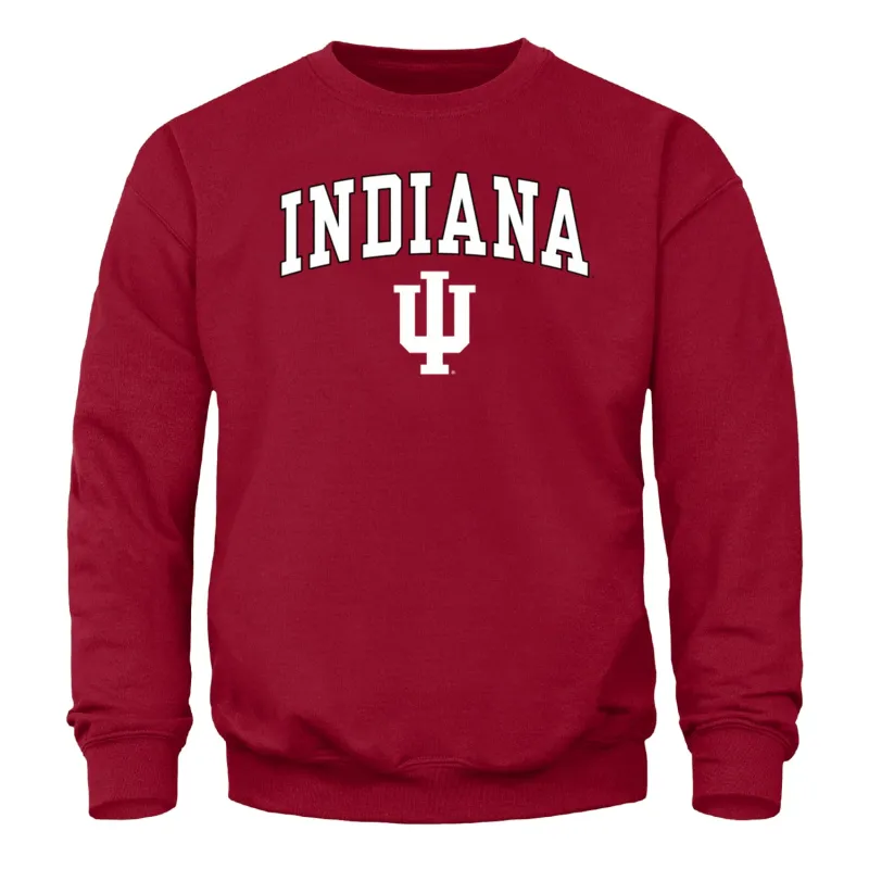 Indiana University Spirit Sweatshirt (Red) sold by Barnesmith