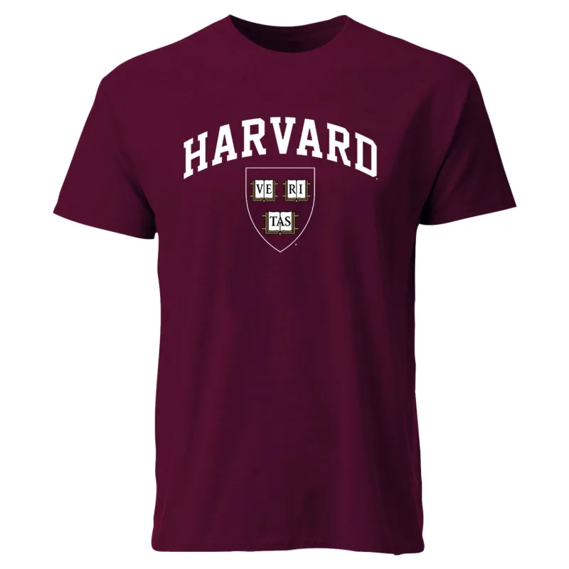 Harvard University Spirit T-Shirt (Crimson) sold by Barnesmith