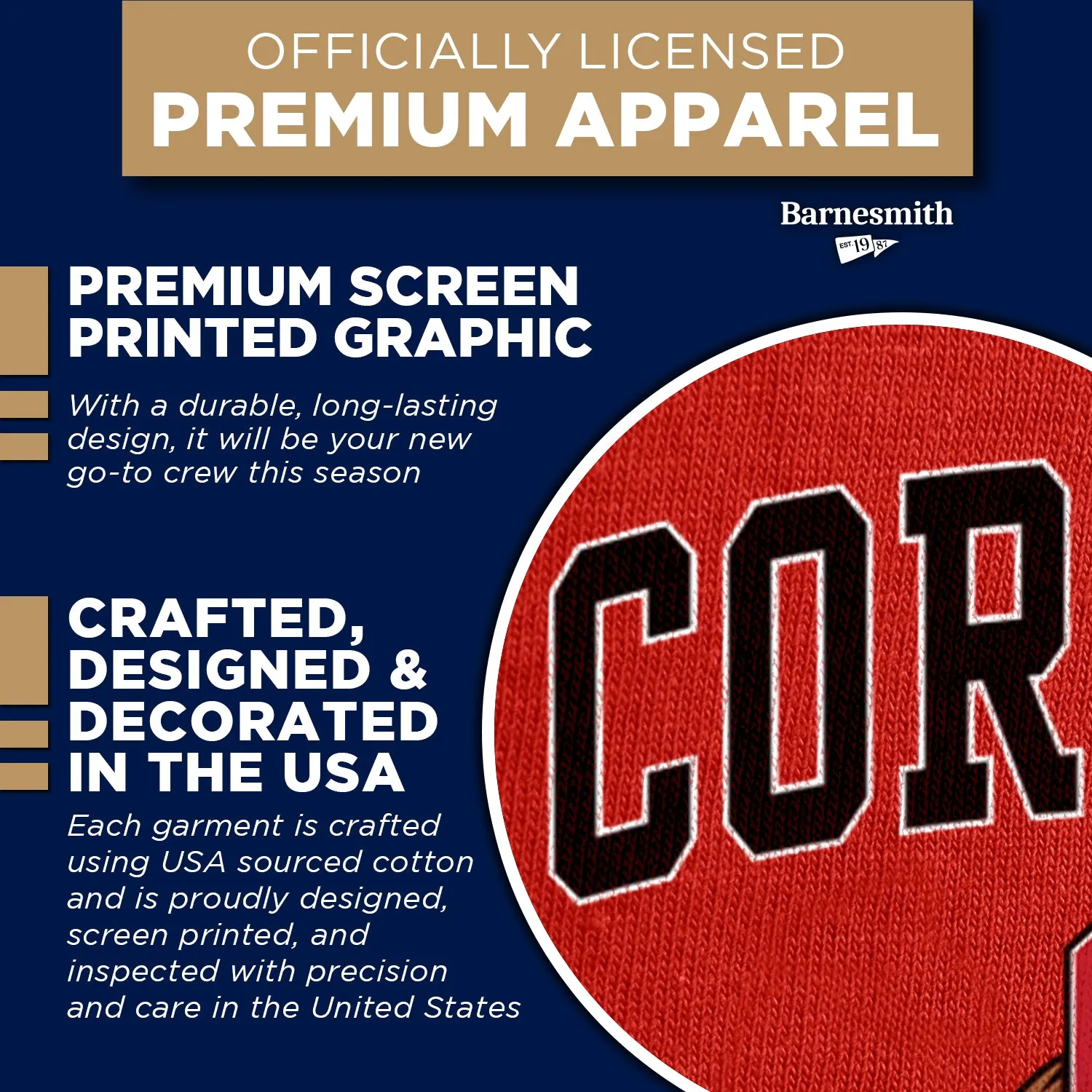 Cornell University Spirit Sweatshirt (Red) sold by Barnesmith product image thumbnail 4