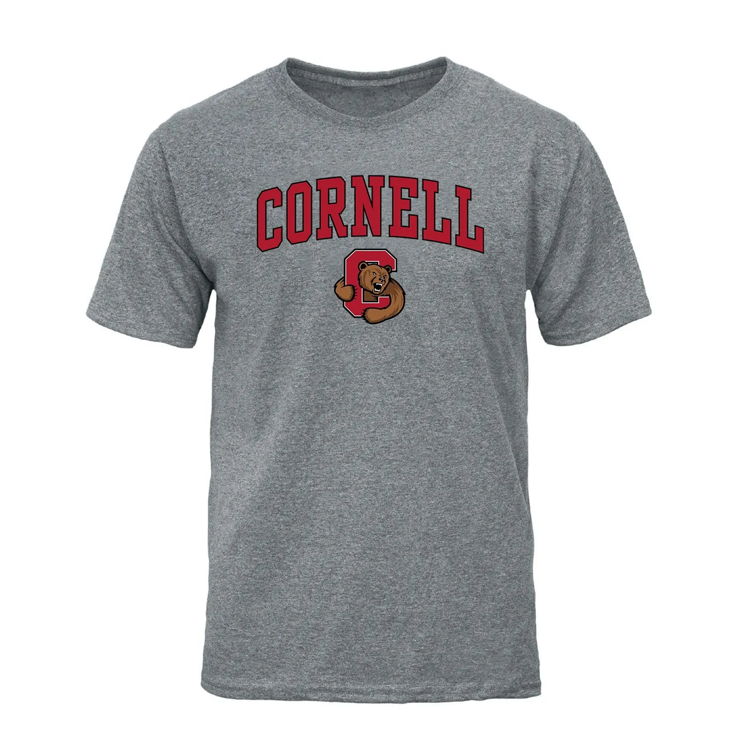 Cornell University Spirit T-Shirt (Charcoal Grey) sold by Barnesmith