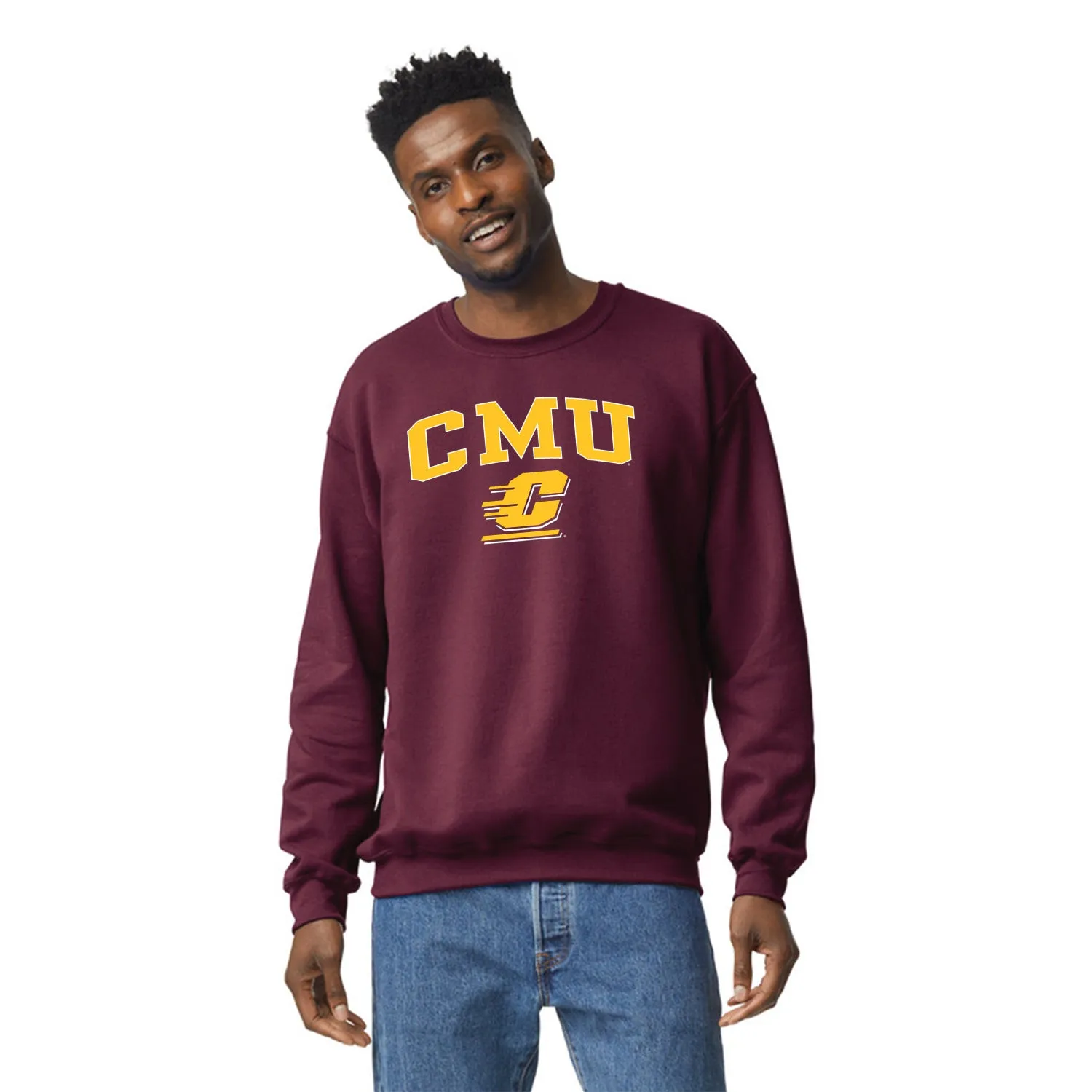 Central Michigan University Spirit Sweatshirt (Maroon) sold by Barnesmith product image thumbnail 2