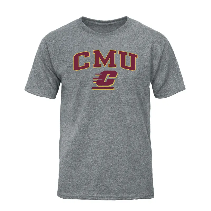 Central Michigan University Spirit T-Shirt (Charcoal Grey) sold by Barnesmith