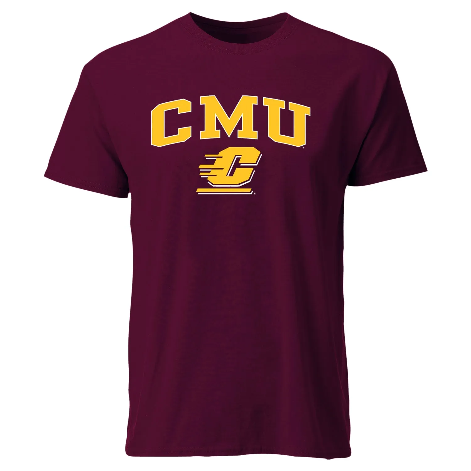 Central Michigan University Spirit T-Shirt (Maroon) sold by Barnesmith