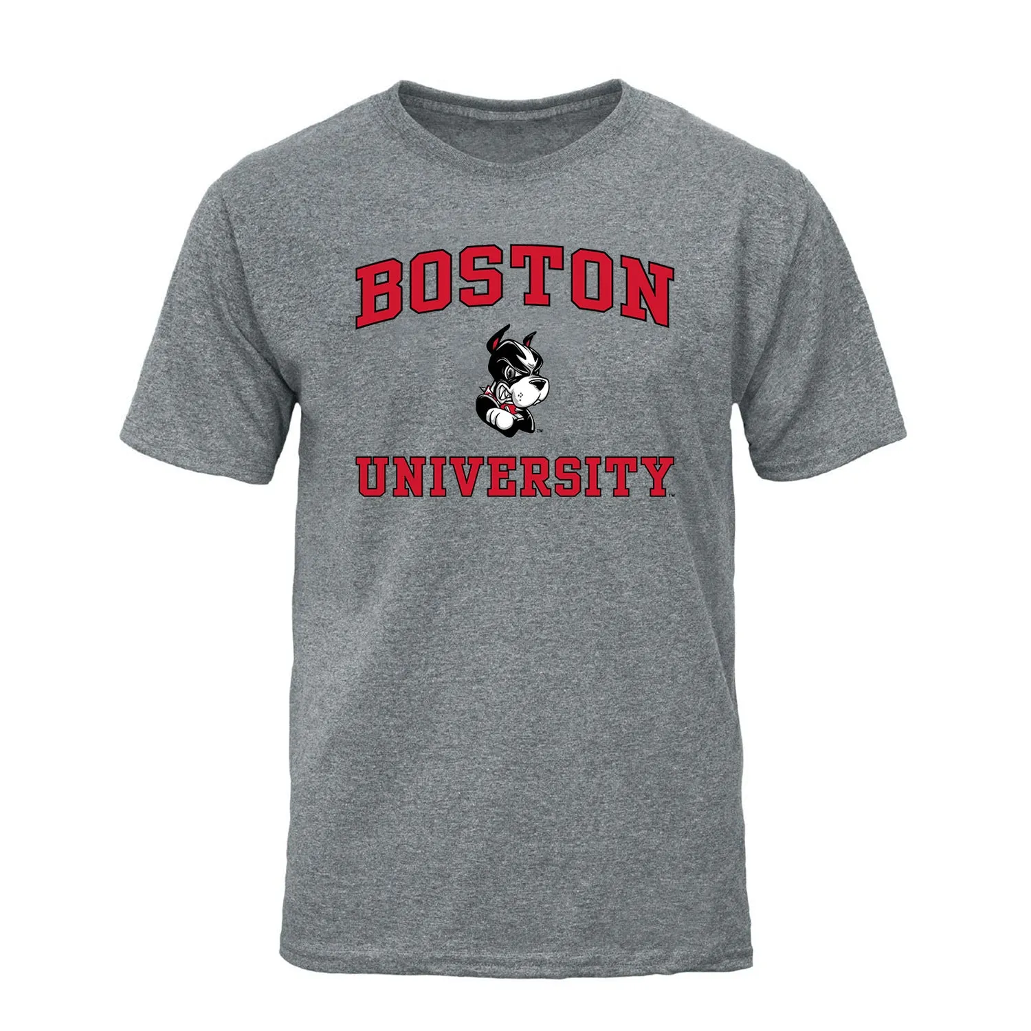 Boston University Spirit T-Shirt (Charcoal Grey) sold by Barnesmith
