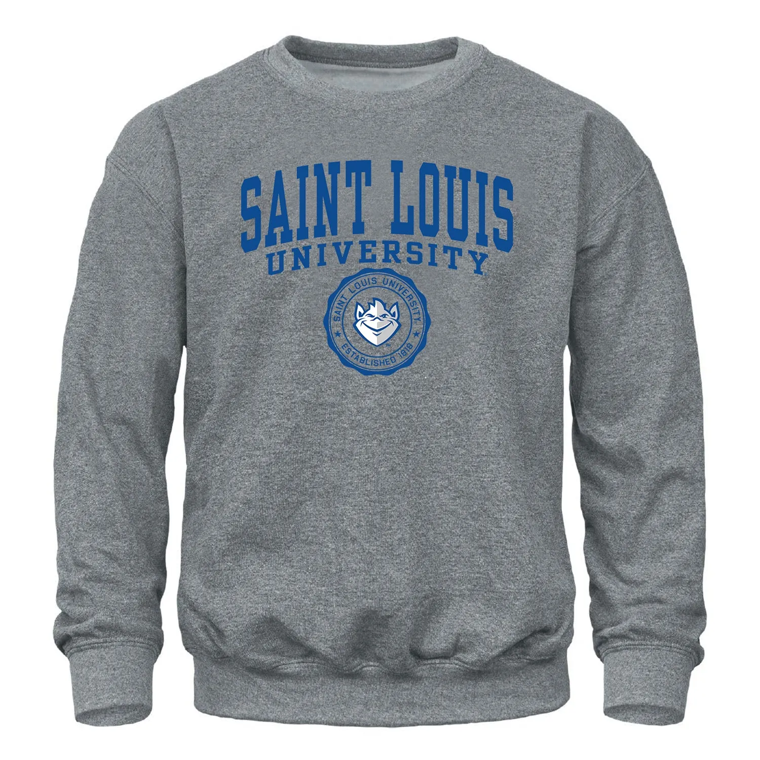 Saint Louis University Heritage Sweatshirt (Charcoal Grey) sold by Barnesmith
