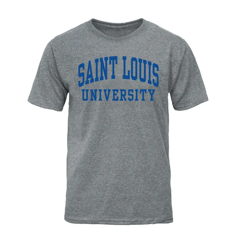 Saint Louis University Classic T-Shirt (Charcoal Grey) sold by Barnesmith