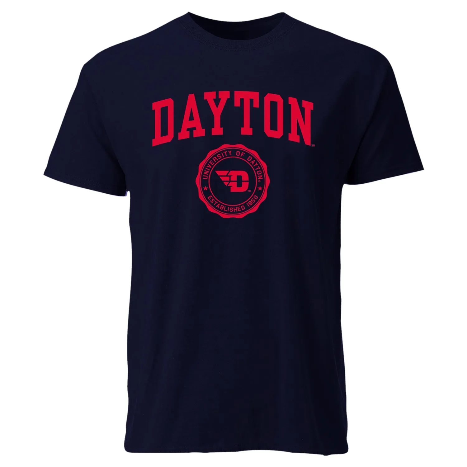 University of Dayton Heritage T-Shirt (Navy) sold by Barnesmith