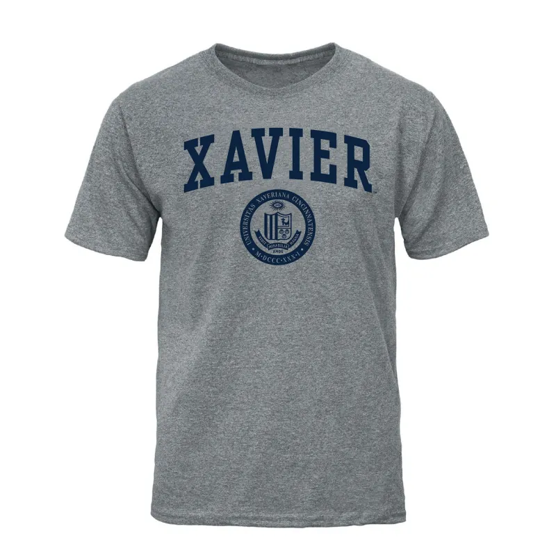 Xavier University Heritage T-Shirt (Charcoal Grey) made by Barnesmith