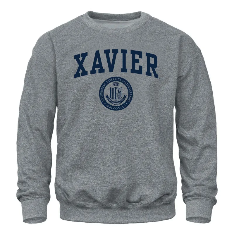 Xavier University Heritage Sweatshirt (Charcoal Grey) sold by Barnesmith