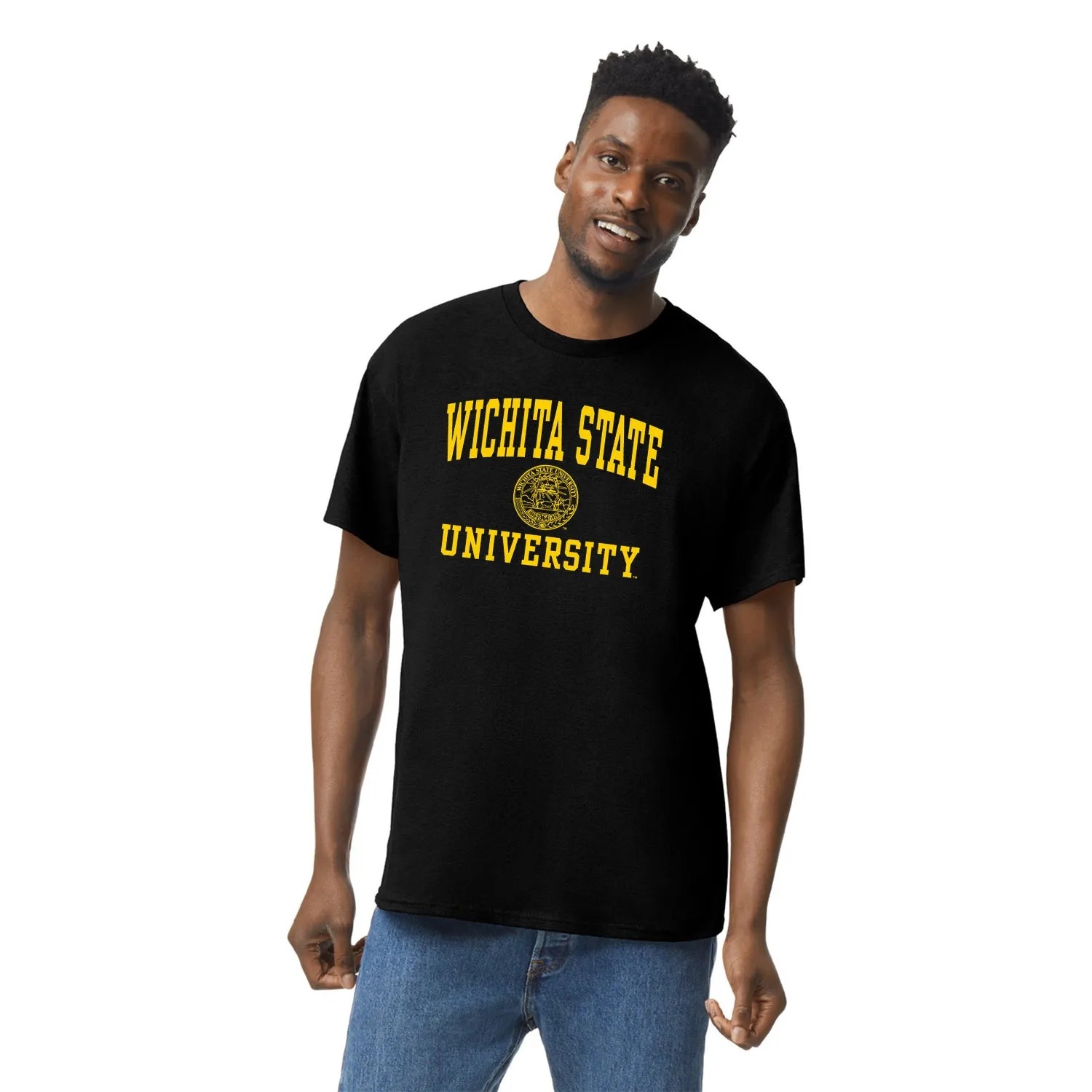 Wichita State University Heritage T-Shirt (Black) sold by Barnesmith product image thumbnail 2